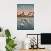 Affiche de voyage Porthleven Cornouailles (Bureau à domicile)