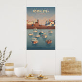 Affiche de voyage Porthleven Cornouailles (Cuisine)