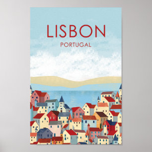 Affiche de voyage Portugal de Lisbonne