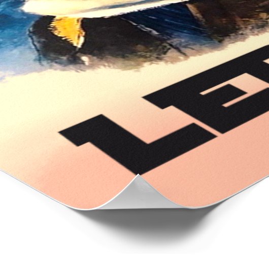 Affiche de voyage pour Beyrouth, Liban (Coin)