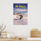 Affiche de voyage pour la station de ski Mt Dobson (Cuisine)