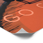 Affiche de voyage pour le cyclotourisme (Coin)