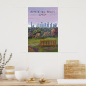 Affiche de voyage pour le parc Blythe Hill Fields  (Cuisine)