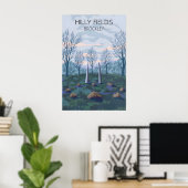Affiche de voyage pour le parc Hilly Fields à Lond (Bureau à domicile)