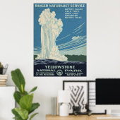 Affiche De Voyage Pour Le Parc National De Yellows (Bureau à domicile)