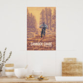 Affiche de voyage pour le VTT à Cannock Chase (Cuisine)