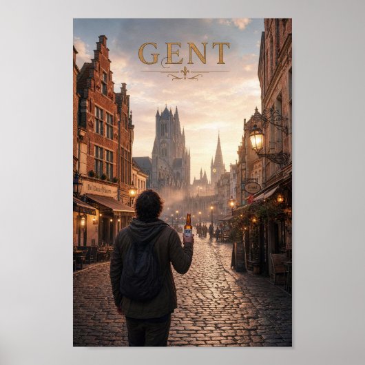 Affiche de voyage pour l'éclairage public de la ca (Devant)