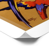 Affiche de voyage pour les navires à passagers vin (Coin)