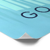 Affiche de voyage pour l'escalade de glace (Coin)