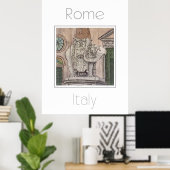 Affiche de voyage pour Rome Italie (Bureau à domicile)