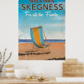 Affiche de voyage Prends un train pour Skegness. (Cuisine)
