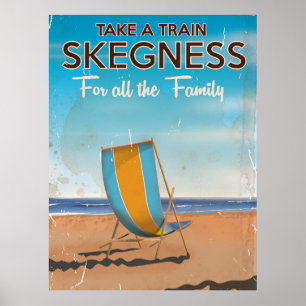 Affiche de voyage Prends un train pour Skegness.