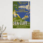 Affiche de voyage Promotion Sea Cliff, Long Island (Cuisine)