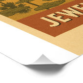 Affiche de voyage rétro du temple d'Angkor Vat (Coin)