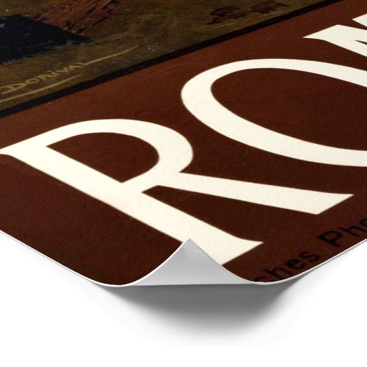 Affiche de voyage Rome (Coin)