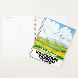 Affiche de voyage Roseberry Topping Yorkshire Toil