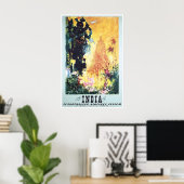 Affiche de voyage SAS Peinture d'Inde Impression d (Bureau à domicile)