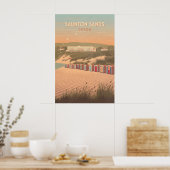 Affiche de voyage Saunton Sands Devon (Cuisine)