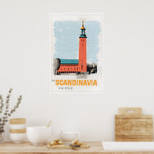 Affiche de voyage Scandinavie Impression de décora (Cuisine)
