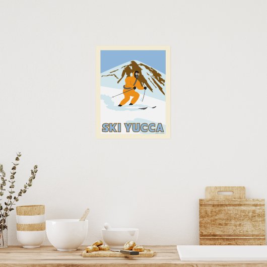 Affiche de voyage Ski Yucca (Cuisine)