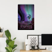 Affiche de voyage spatiale NASA Jupiter Impression (Bureau à domicile)