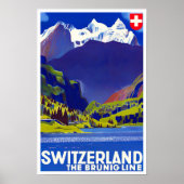 Affiche de voyage Suisse vintage (Devant)