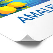Affiche de voyage sur la Côte d'Amalfi (Coin)