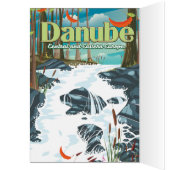 Affiche de voyage sur le Danube (Intérieur (Gauche))