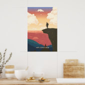 Affiche de voyage sur le sentier des Appalaches (Cuisine)