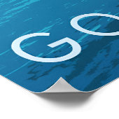 Affiche de voyage Surfons (Coin)