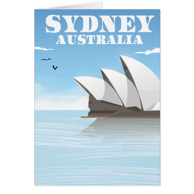 Affiche de voyage Sydney Australie (Devant)