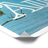 Affiche de voyage Sydney Impression Australie Aust (Coin)