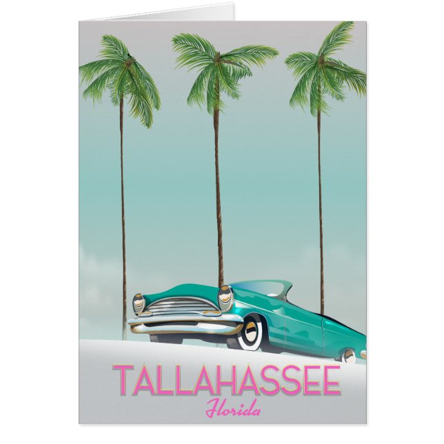 Affiche de voyage Tallahassee Floride (Devant)