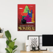 Affiche de voyage TCA Art Impression Canada Montré (Bureau à domicile)