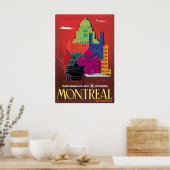 Affiche de voyage TCA Art Impression Canada Montré (Cuisine)