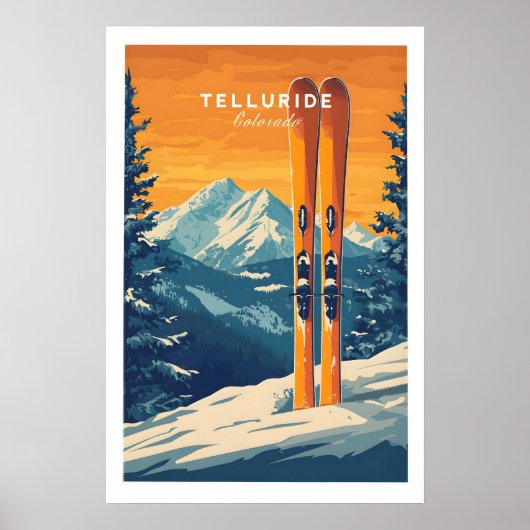 Affiche de voyage Telluride - Colorado 1 (Devant)