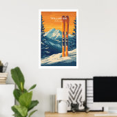 Affiche de voyage Telluride - Colorado 1 (Bureau à domicile)