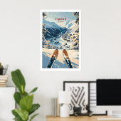 Affiche de voyage Tignes 1 (Bureau à domicile)