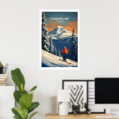 Affiche de voyage Timberline - Oregon 1 (Bureau à domicile)