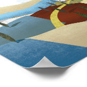 Affiche de voyage toscane en italie (Coin)