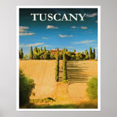 Affiche de voyage Toscane, Italie (Devant)