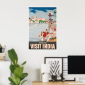 Affiche de voyage Udaipur Art Inde Impression indi (Bureau à domicile)