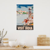 Affiche de voyage Udaipur Art Inde Impression indi (Cuisine)