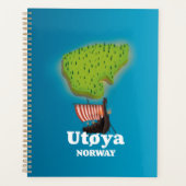 Affiche de voyage Utøya Norvège (Devant)