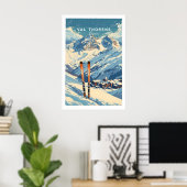 Affiche de voyage Val Thorens 1 (Bureau à domicile)