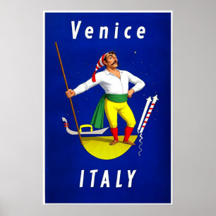 Affiche de voyage Venise, Italie