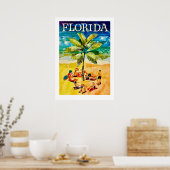 Affiche de voyage vintage 20x28 Floride (Cuisine)