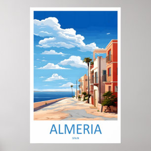 Affiche de voyage vintage Almera Parc national de