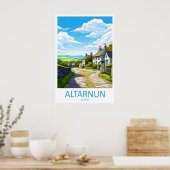 Affiche de voyage vintage Altarnun Parc national d (Cuisine)