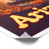 Affiche de voyage vintage Arizona (Coin)